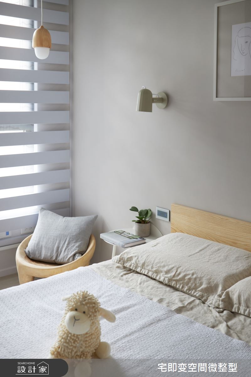 25坪新成屋(5年以下)＿北歐風臥室案例圖片＿宅即變空間微整型＿宅即變_33之11