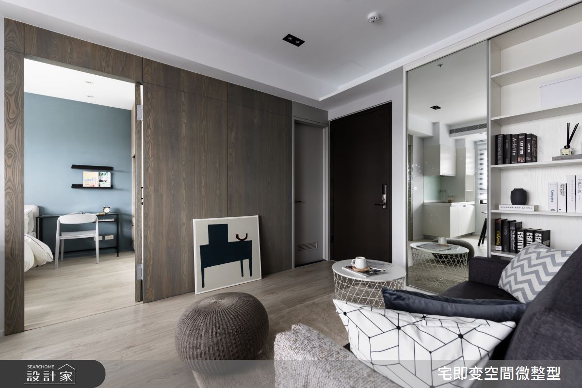 24坪新成屋(5年以下)＿極簡都會風客廳案例圖片＿宅即變空間微整型＿宅即變_35之7