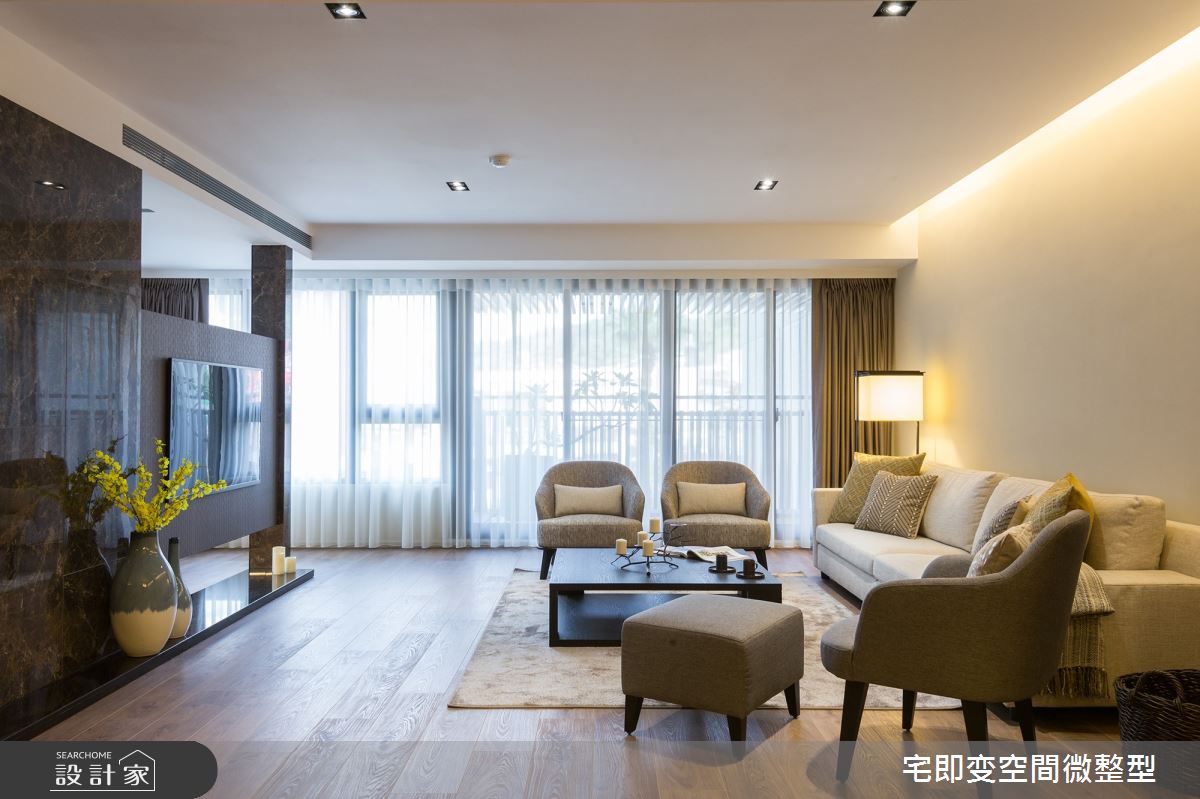 70坪新成屋(5年以下)＿人文禪風客廳案例圖片＿宅即變空間微整型＿宅即變_39之5