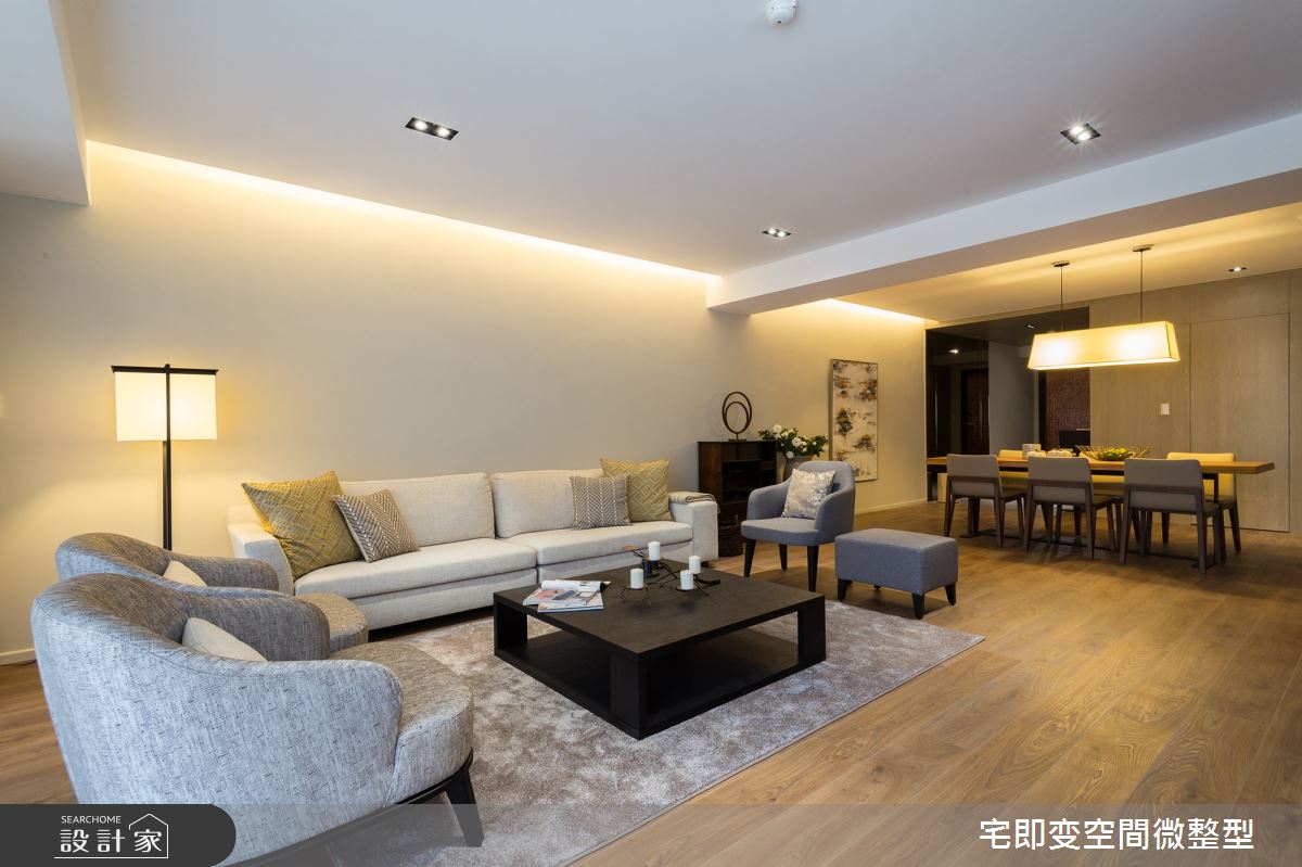 70坪新成屋(5年以下)＿人文禪風客廳案例圖片＿宅即變空間微整型＿宅即變_39之7