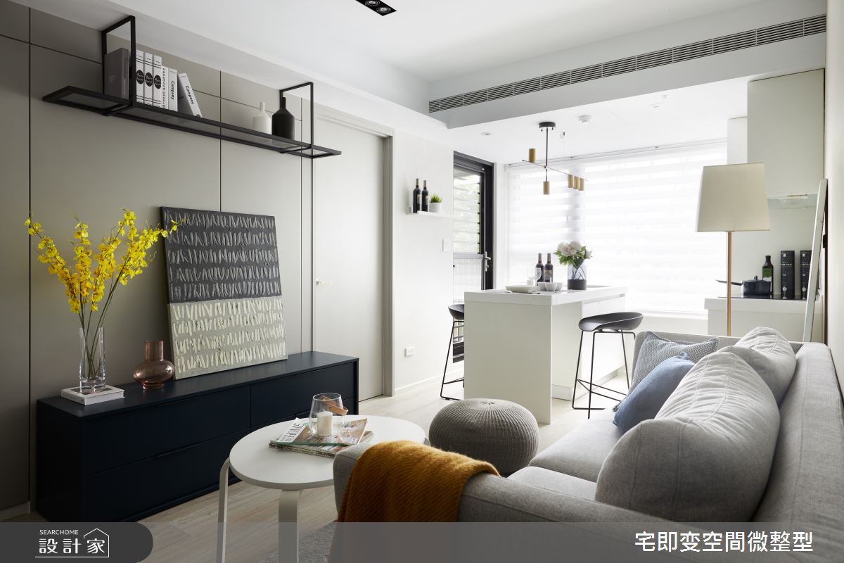 31坪新成屋(5年以下)＿現代風客廳餐廳廚房吧檯案例圖片＿宅即變空間微整型＿宅即變_40之2