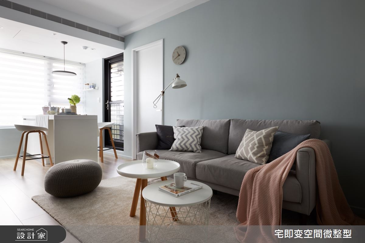 23坪新成屋(5年以下)＿北歐風客廳餐廳中島案例圖片＿宅即變空間微整型＿宅即變_41之4