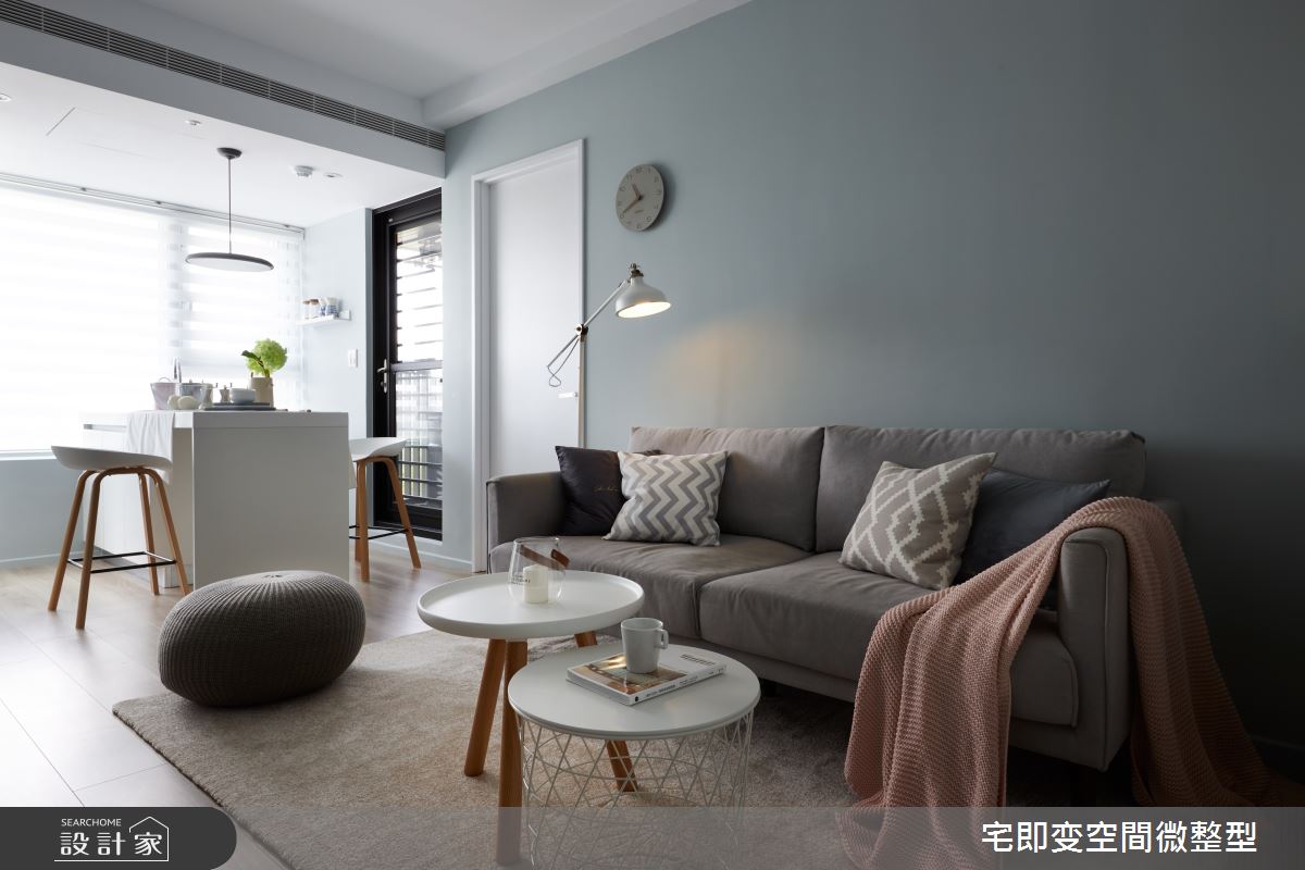 23坪新成屋(5年以下)＿北歐風客廳餐廳中島案例圖片＿宅即變空間微整型＿宅即變_41之5