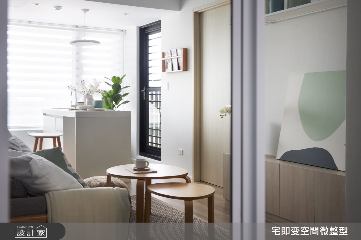 26坪新成屋(5年以下)＿簡約風客廳餐廳廚房中島案例圖片＿宅即變空間微整型＿宅即變_42之6