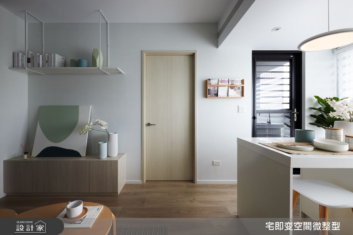 26坪新成屋(5年以下)＿簡約風客廳餐廳中島案例圖片＿宅即變空間微整型＿宅即變_42之7