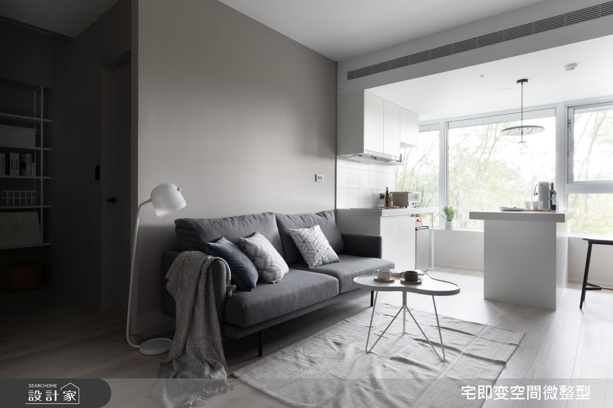 23坪新成屋(5年以下)＿北歐風客廳案例圖片＿宅即變空間微整型＿宅即變_45之3