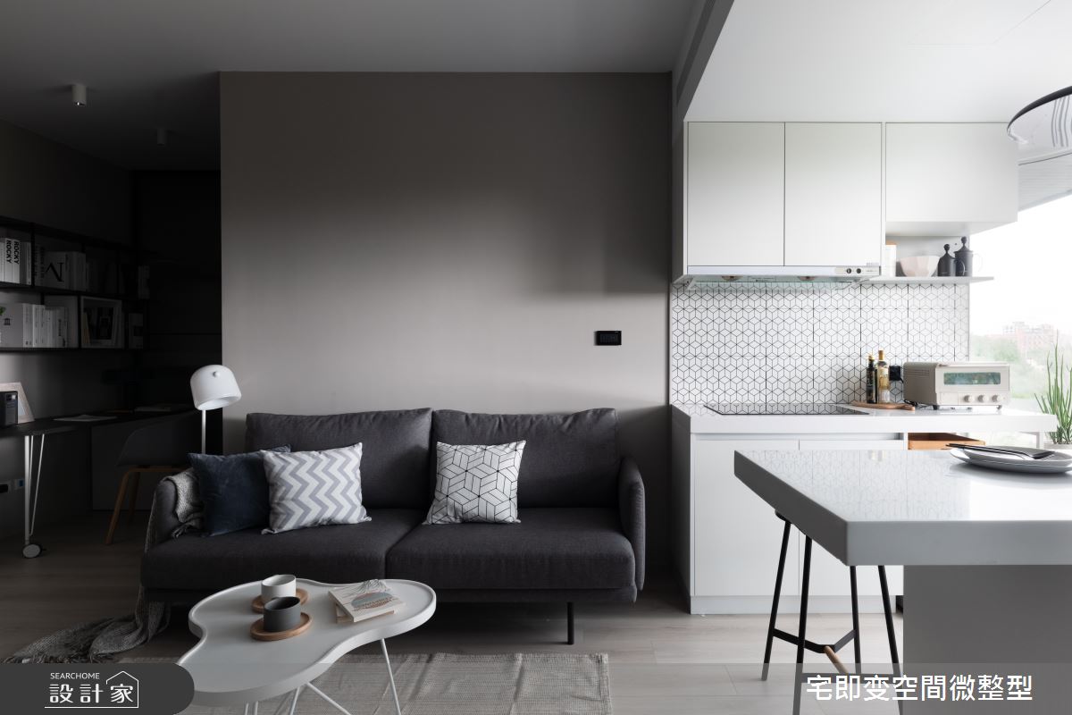 23坪新成屋(5年以下)＿北歐風客廳案例圖片＿宅即變空間微整型＿宅即變_45之8