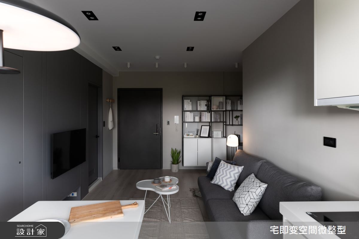 23坪新成屋(5年以下)＿北歐風客廳案例圖片＿宅即變空間微整型＿宅即變_45之13