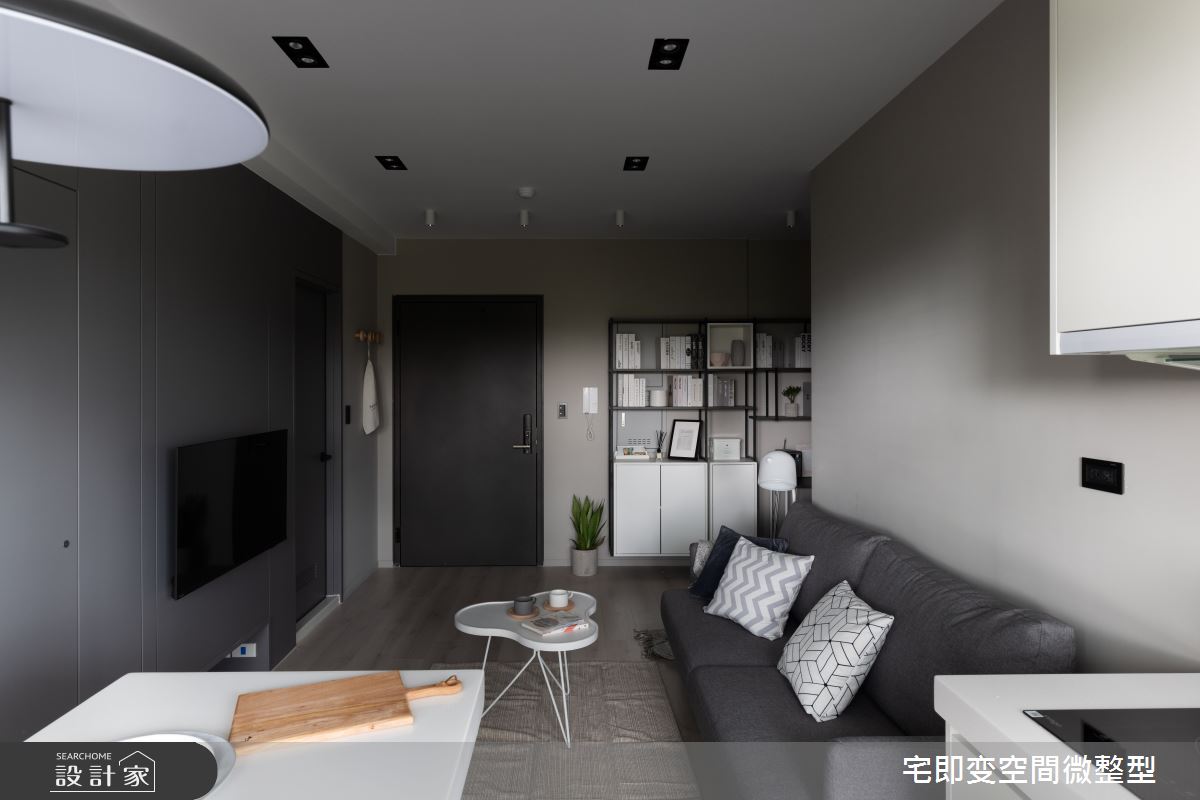 23坪新成屋(5年以下)＿北歐風客廳案例圖片＿宅即變空間微整型＿宅即變_45之14