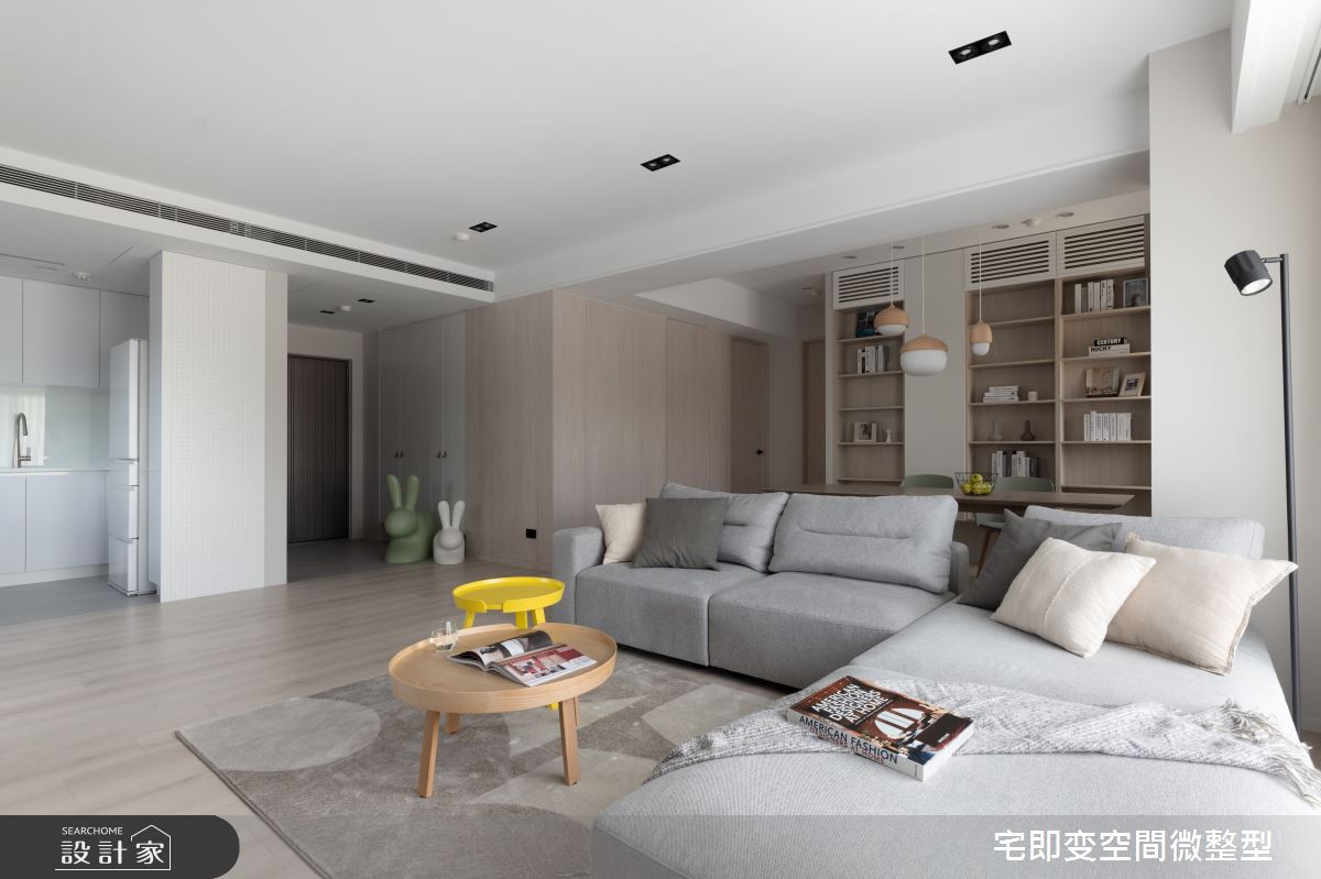 35坪老屋(16~30年)＿簡約風玄關客廳案例圖片＿宅即變空間微整型＿宅即變_46之7