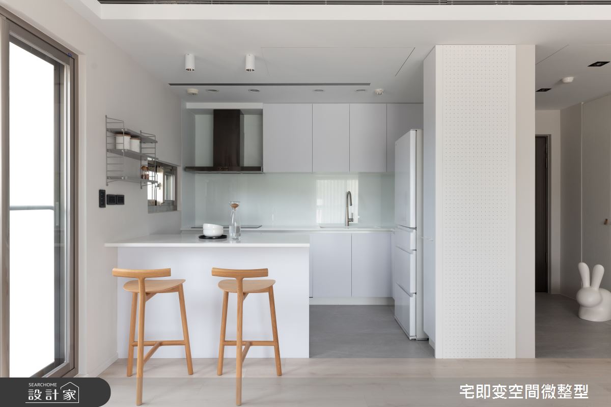 35坪老屋(16~30年)＿簡約風廚房中島案例圖片＿宅即變空間微整型＿宅即變_46之20
