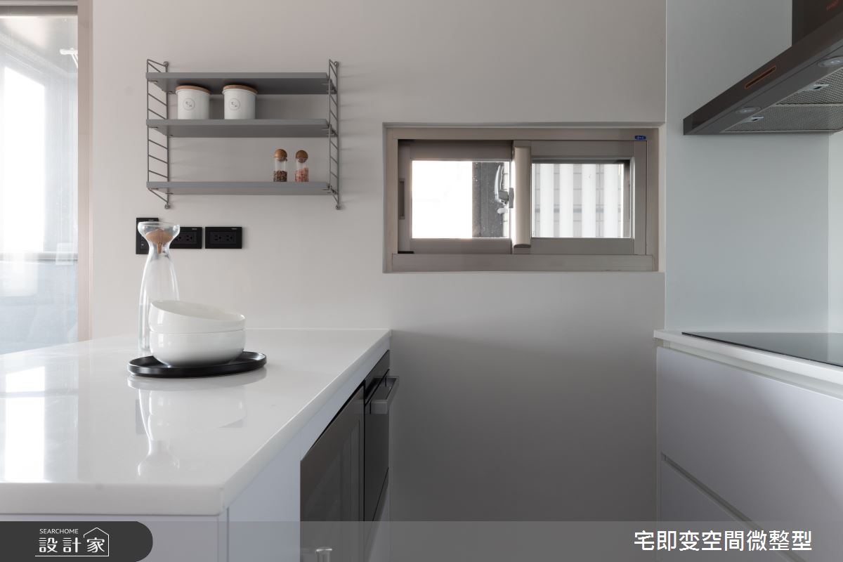 35坪老屋(16~30年)＿簡約風廚房中島案例圖片＿宅即變空間微整型＿宅即變_46之24