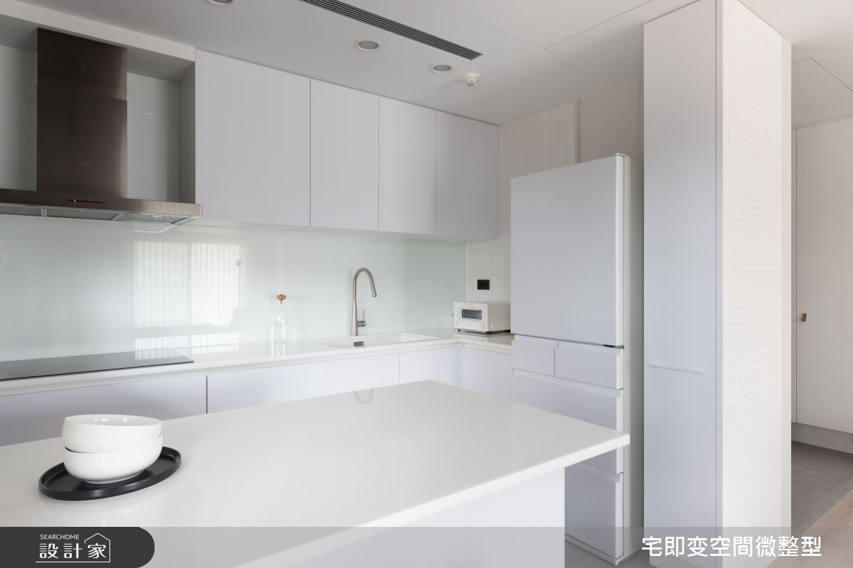 35坪老屋(16~30年)＿簡約風廚房中島案例圖片＿宅即變空間微整型＿宅即變_46之23