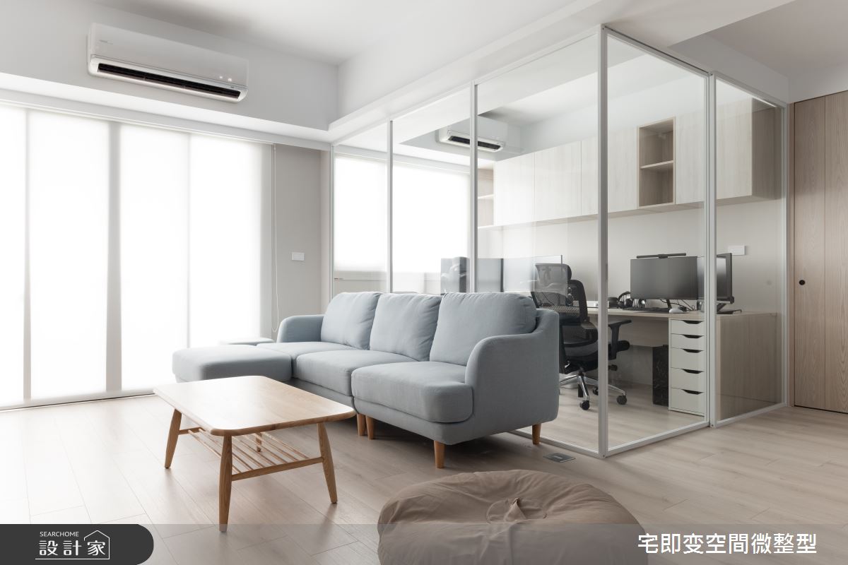 25坪中古屋(5~15年)＿北歐風客廳書房案例圖片＿宅即變空間微整型＿宅即變_48之4