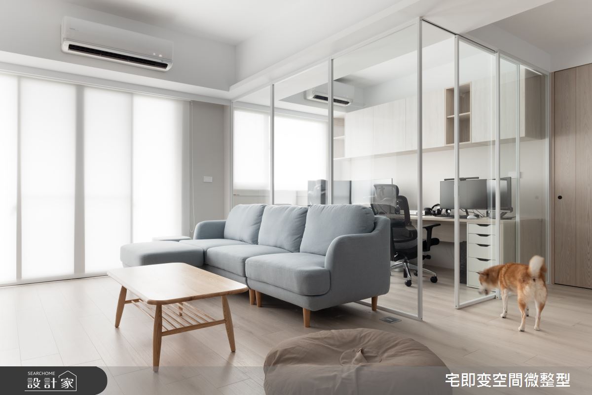 25坪中古屋(5~15年)＿北歐風客廳書房案例圖片＿宅即變空間微整型＿宅即變_48之5