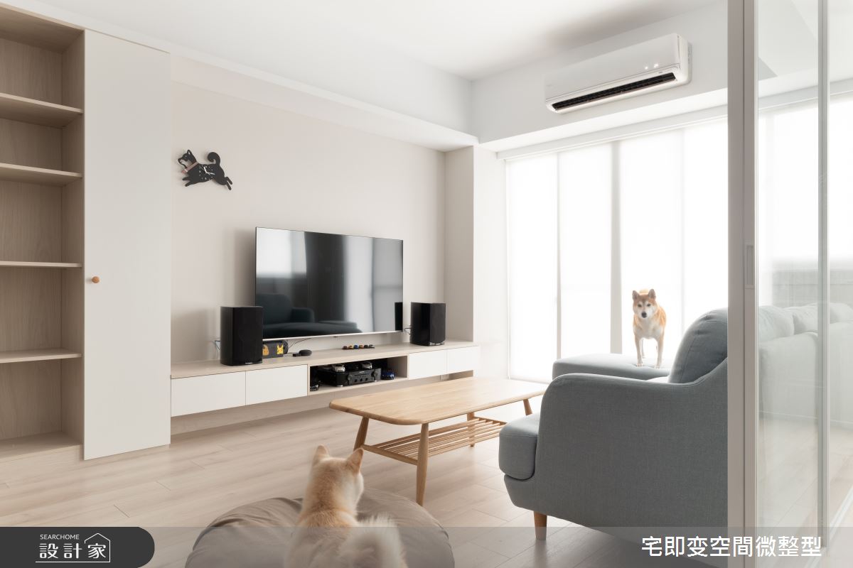 25坪中古屋(5~15年)＿北歐風客廳案例圖片＿宅即變空間微整型＿宅即變_48之17
