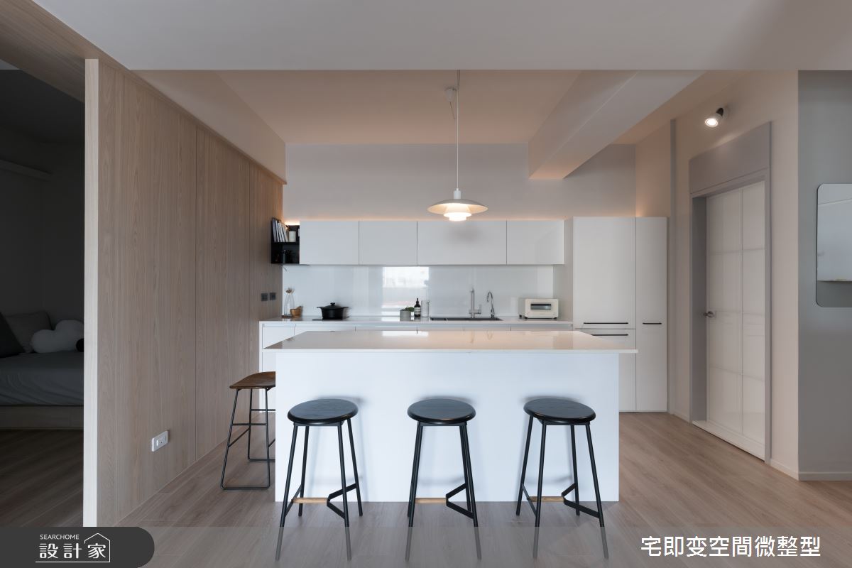18坪老屋(16~30年)＿簡約風餐廳廚房中島案例圖片＿宅即變空間微整型＿宅即變_50之8