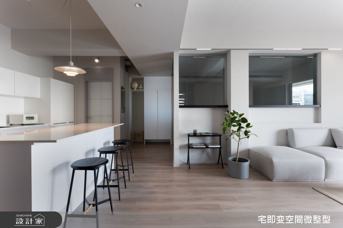 18坪老屋(16~30年)＿簡約風客廳餐廳廚房中島案例圖片＿宅即變空間微整型＿宅即變_50之7