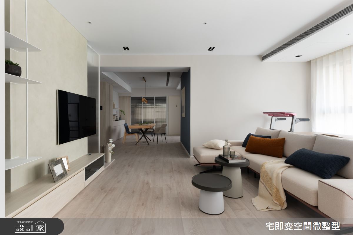 40坪新成屋(5年以下)＿木質風客廳案例圖片＿宅即變空間微整型＿宅即變_51之7