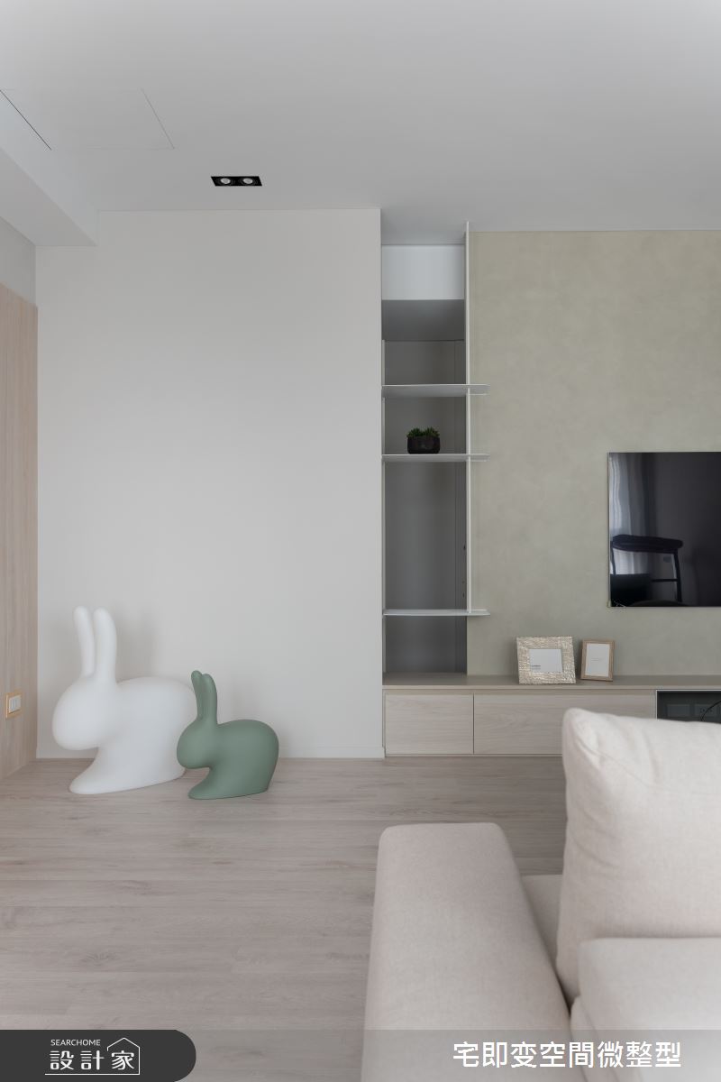 40坪新成屋(5年以下)＿木質風客廳案例圖片＿宅即變空間微整型＿宅即變_51之13