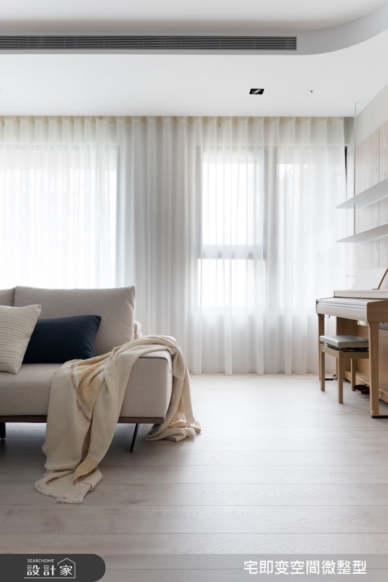 40坪新成屋(5年以下)＿木質風客廳案例圖片＿宅即變空間微整型＿宅即變_51之15