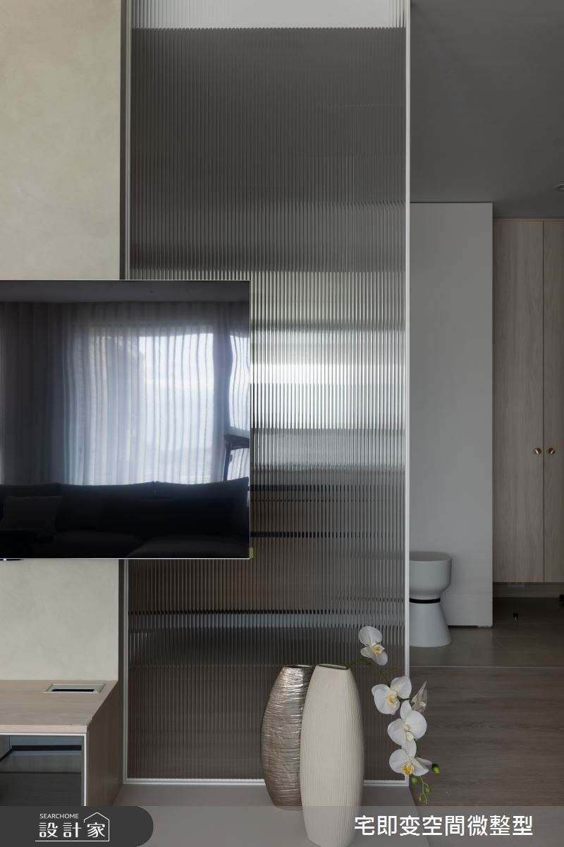 40坪新成屋(5年以下)＿木質風玄關客廳案例圖片＿宅即變空間微整型＿宅即變_51之16