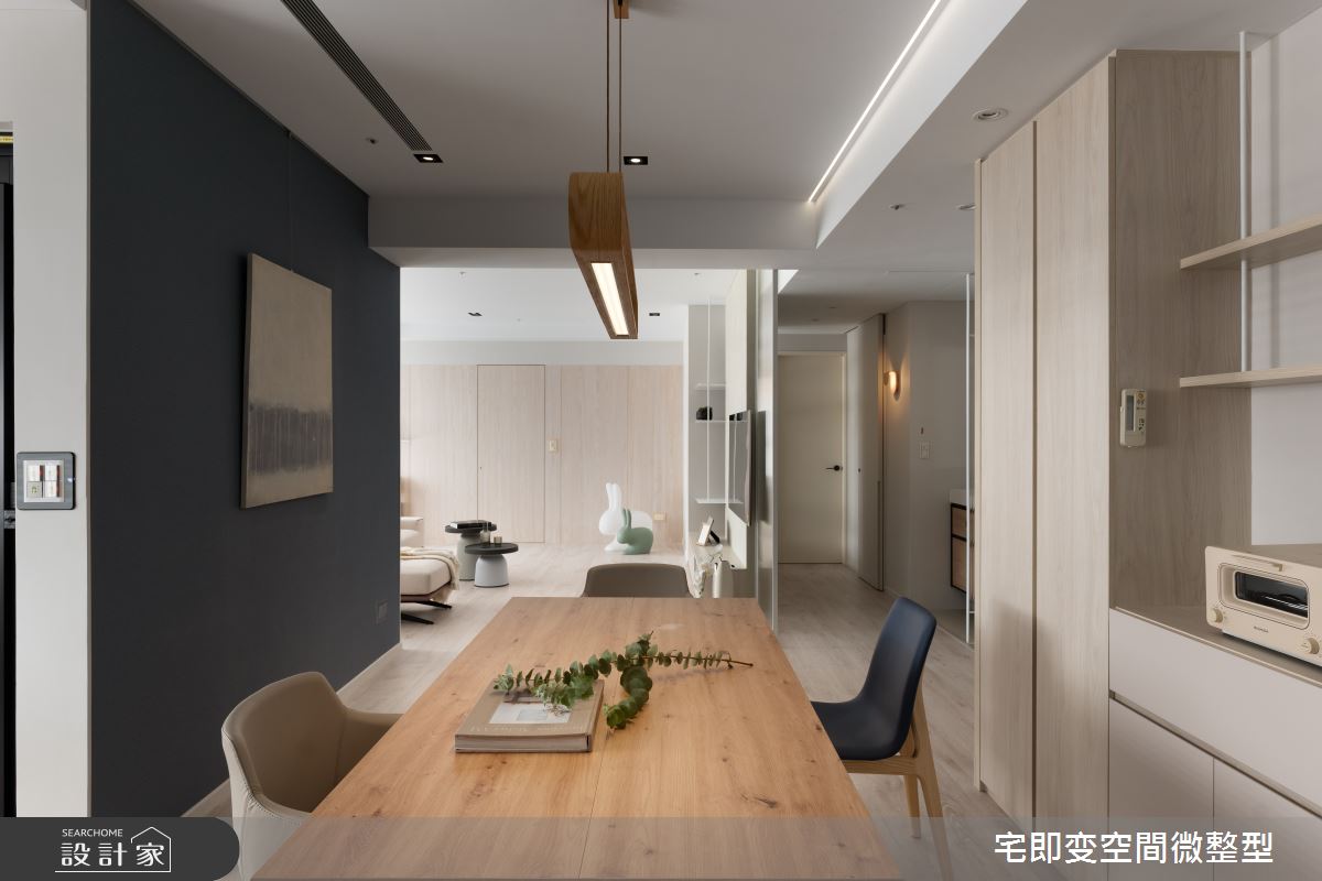 40坪新成屋(5年以下)＿木質風餐廳案例圖片＿宅即變空間微整型＿宅即變_51之25