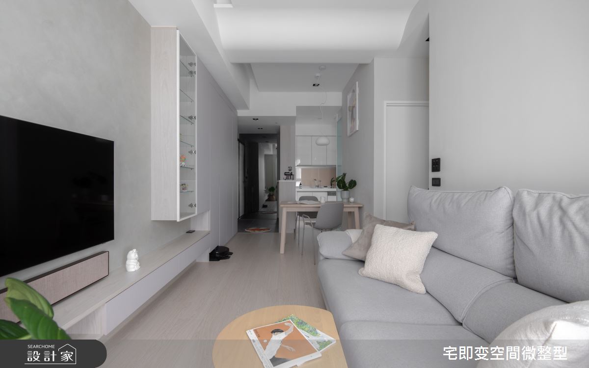 16坪新成屋(5年以下)＿北歐風玄關客廳餐廳案例圖片＿宅即變空間微整型＿宅即變_52之14