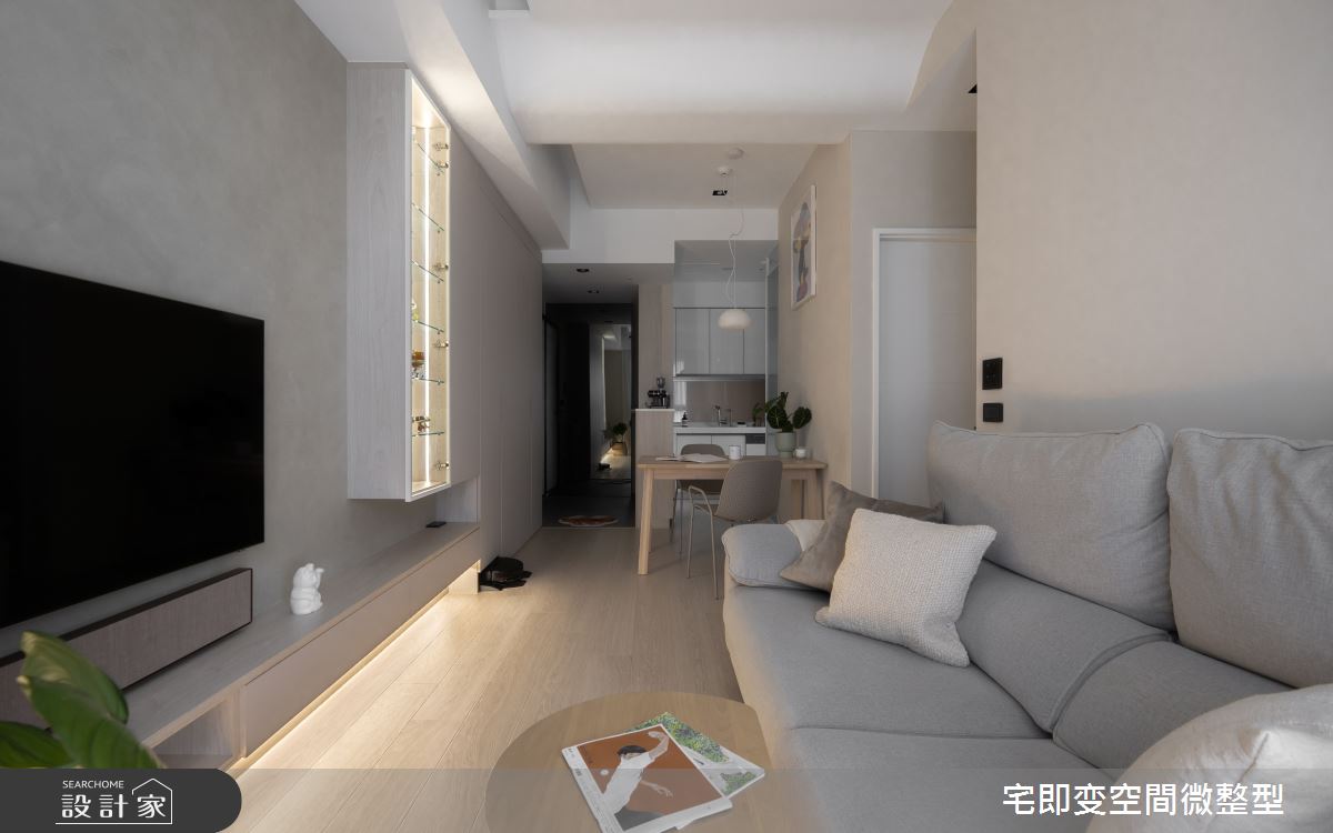 16坪新成屋(5年以下)＿北歐風玄關客廳餐廳案例圖片＿宅即變空間微整型＿宅即變_52之15