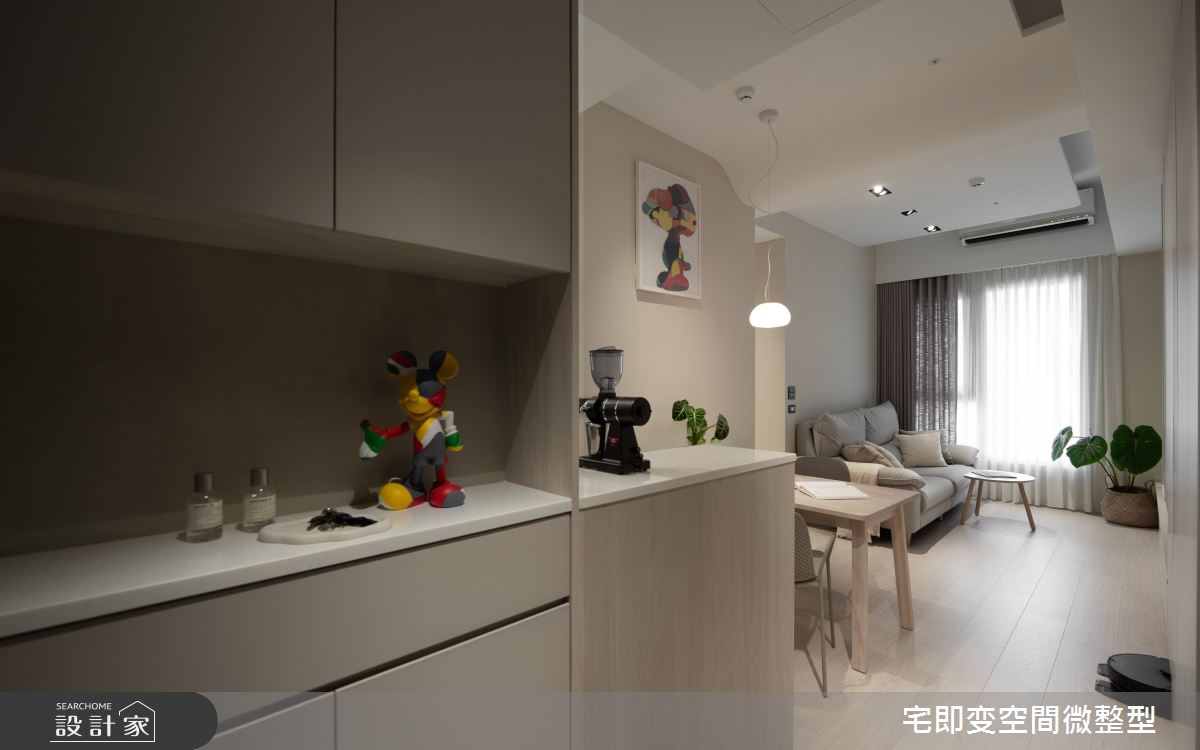 16坪新成屋(5年以下)＿北歐風玄關客廳餐廳案例圖片＿宅即變空間微整型＿宅即變_52之22