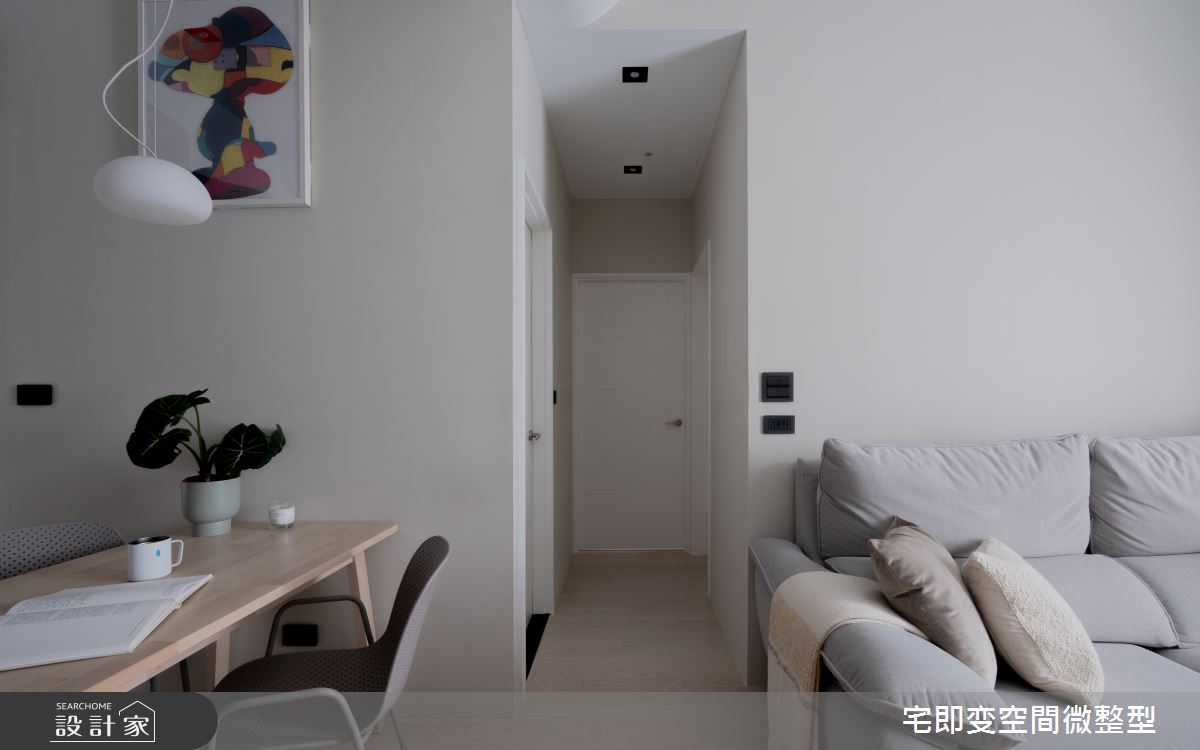 16坪新成屋(5年以下)＿北歐風客廳餐廳走廊案例圖片＿宅即變空間微整型＿宅即變_52之24