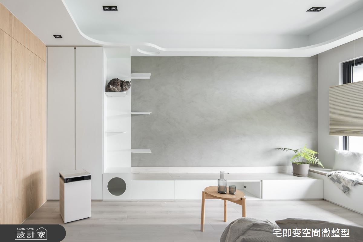 20坪新成屋(5年以下)＿清新木質風客廳案例圖片＿宅即變空間微整型＿宅即變_55之8