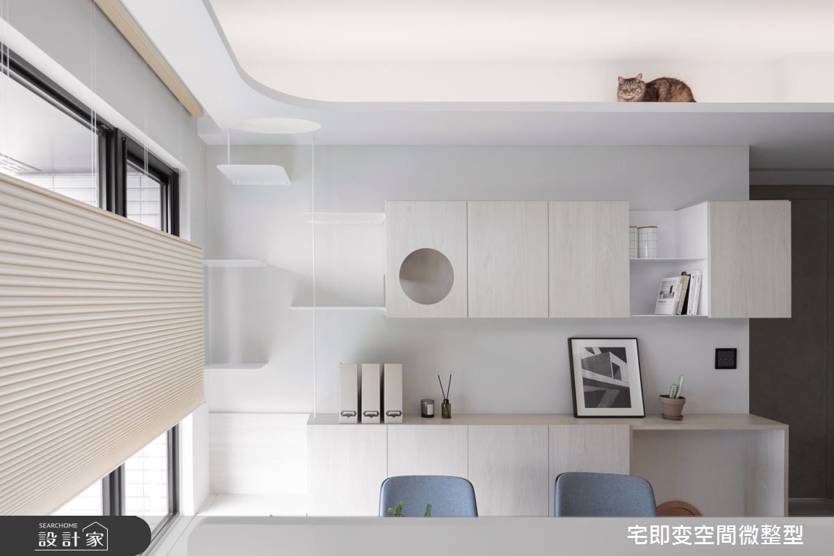 20坪新成屋(5年以下)＿清新木質風書房案例圖片＿宅即變空間微整型＿宅即變_55之20
