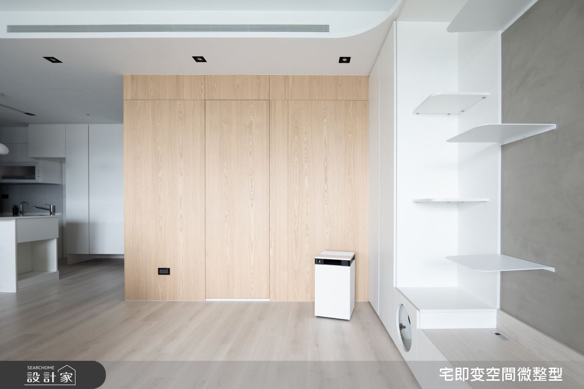 20坪新成屋(5年以下)＿清新木質風客廳案例圖片＿宅即變空間微整型＿宅即變_55之27