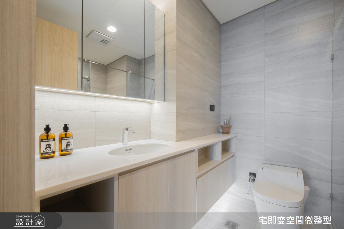 20坪新成屋(5年以下)＿清新木質風浴室案例圖片＿宅即變空間微整型＿宅即變_55之30