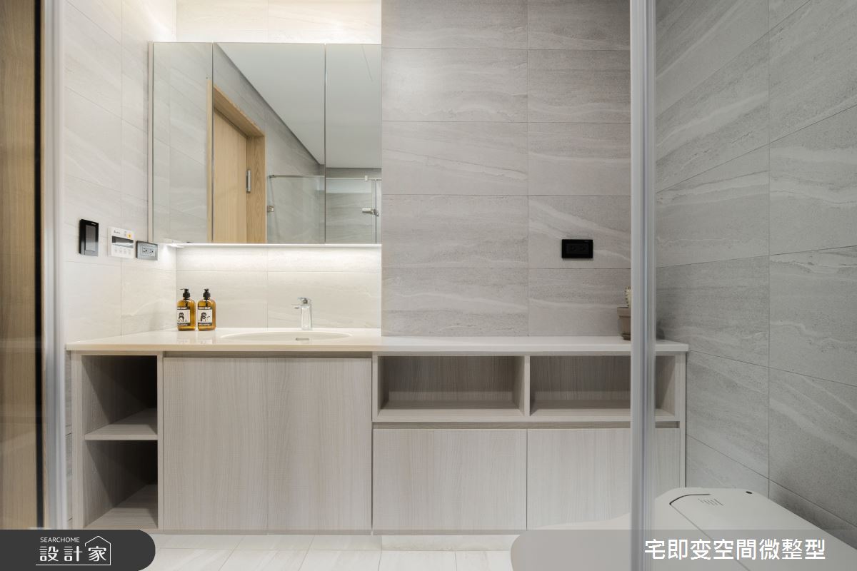 20坪新成屋(5年以下)＿清新木質風浴室案例圖片＿宅即變空間微整型＿宅即變_55之31