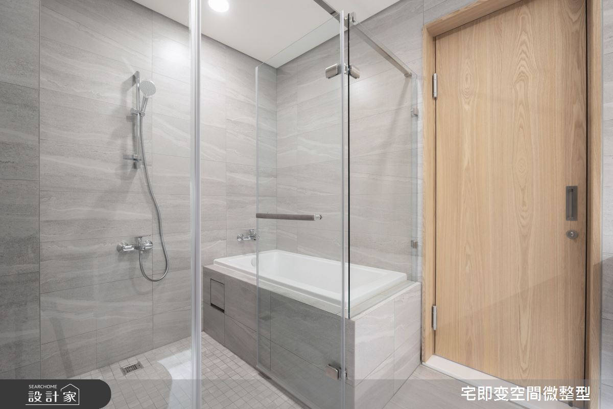 20坪新成屋(5年以下)＿清新木質風浴室案例圖片＿宅即變空間微整型＿宅即變_55之33