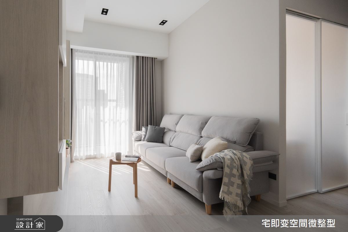 22坪新成屋(5年以下)＿清新木質風客廳案例圖片＿宅即變空間微整型＿宅即變_56之3