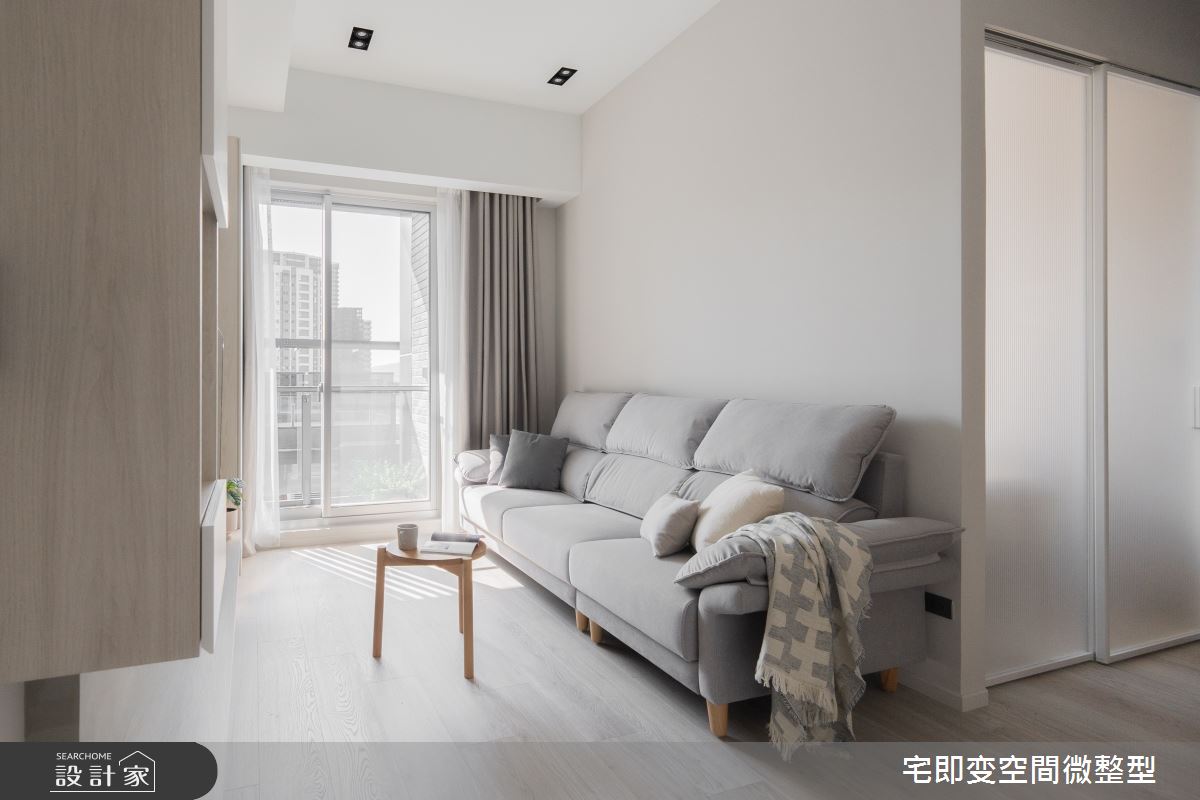 22坪新成屋(5年以下)＿清新木質風客廳案例圖片＿宅即變空間微整型＿宅即變_56之4