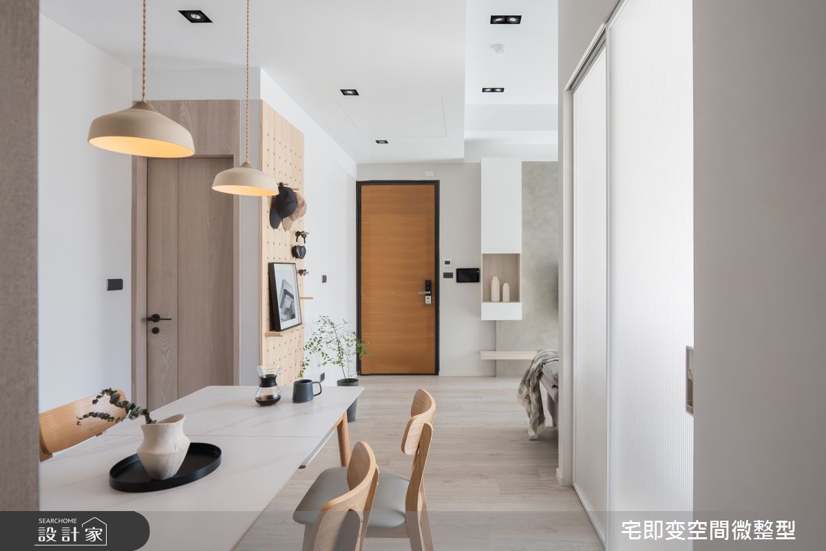 22坪新成屋(5年以下)＿清新木質風玄關餐廳案例圖片＿宅即變空間微整型＿宅即變_56之18