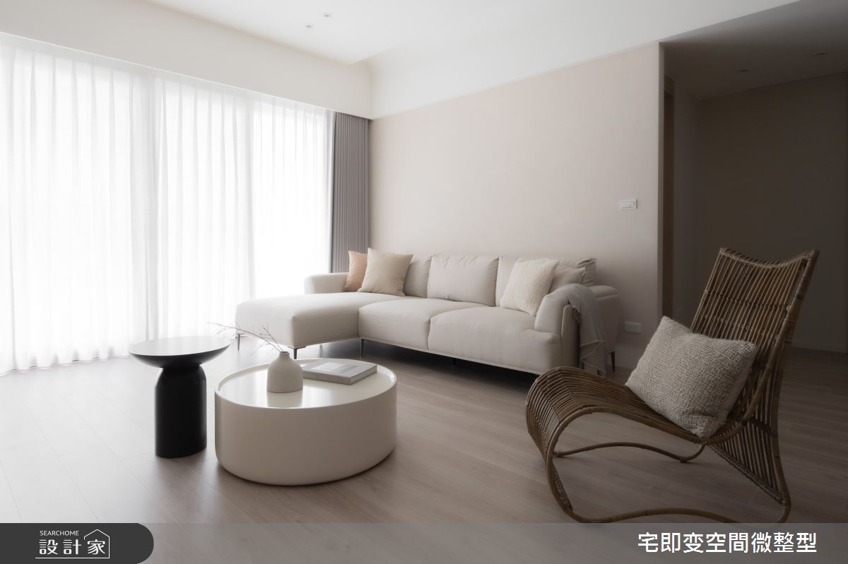 58坪新成屋(5年以下)＿木質風客廳案例圖片＿宅即變空間微整型＿宅即變_57之5