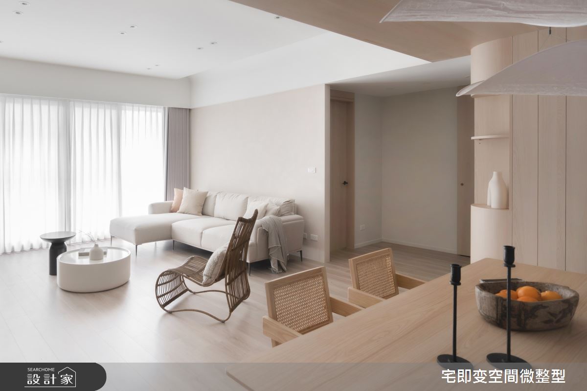 58坪新成屋(5年以下)＿木質風客廳餐廳案例圖片＿宅即變空間微整型＿宅即變_57之15