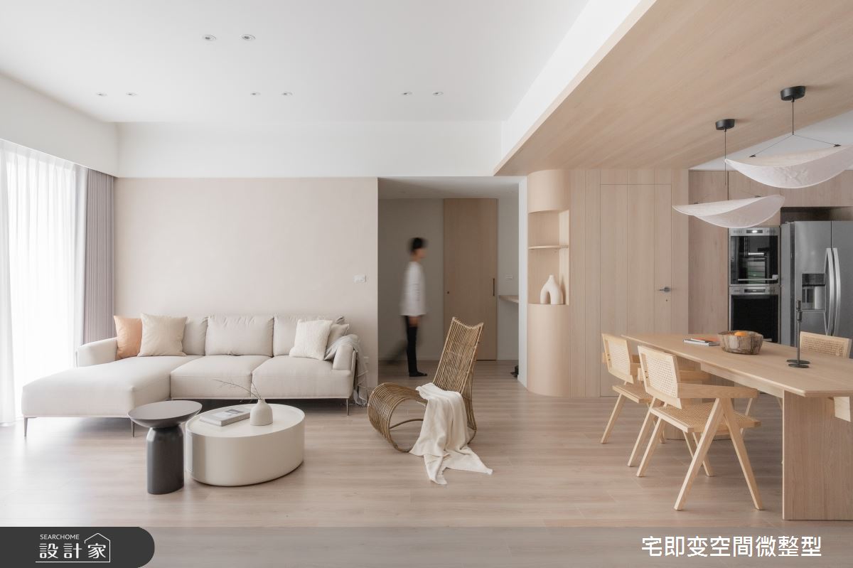 58坪新成屋(5年以下)＿木質風客廳餐廳案例圖片＿宅即變空間微整型＿宅即變_57之16