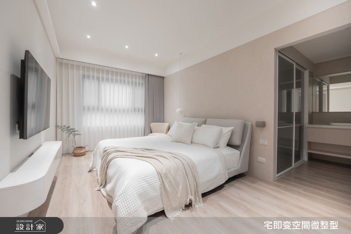 58坪新成屋(5年以下)＿木質風臥室案例圖片＿宅即變空間微整型＿宅即變_57之33