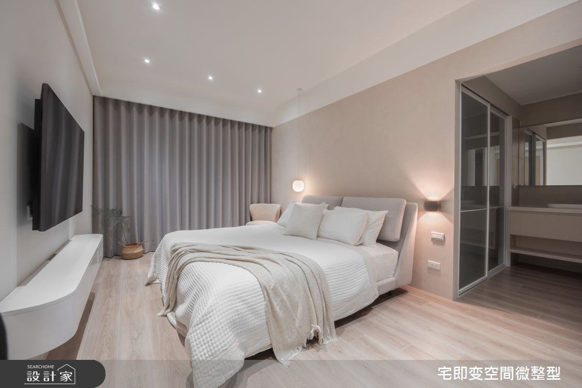 58坪新成屋(5年以下)＿木質風臥室案例圖片＿宅即變空間微整型＿宅即變_57之35