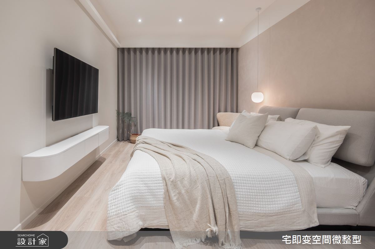 58坪新成屋(5年以下)＿木質風臥室案例圖片＿宅即變空間微整型＿宅即變_57之37