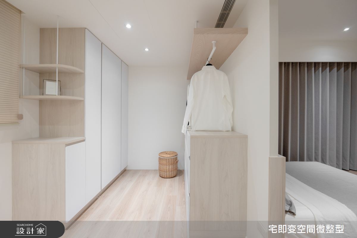 58坪新成屋(5年以下)＿木質風更衣間案例圖片＿宅即變空間微整型＿宅即變_57之55