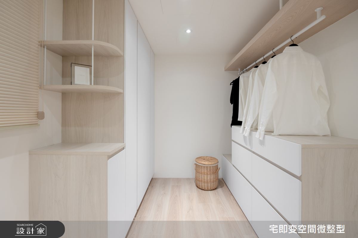 58坪新成屋(5年以下)＿木質風更衣間案例圖片＿宅即變空間微整型＿宅即變_57之56