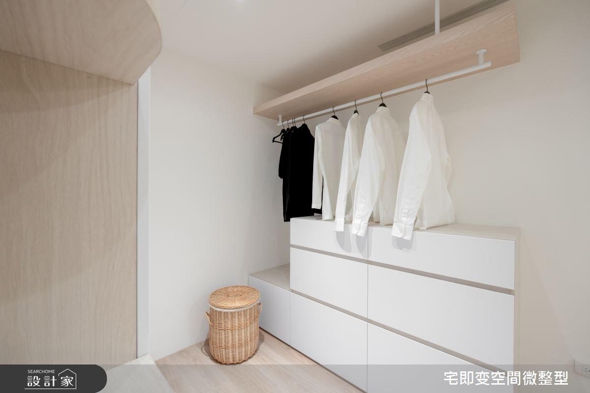 58坪新成屋(5年以下)＿木質風更衣間案例圖片＿宅即變空間微整型＿宅即變_57之57