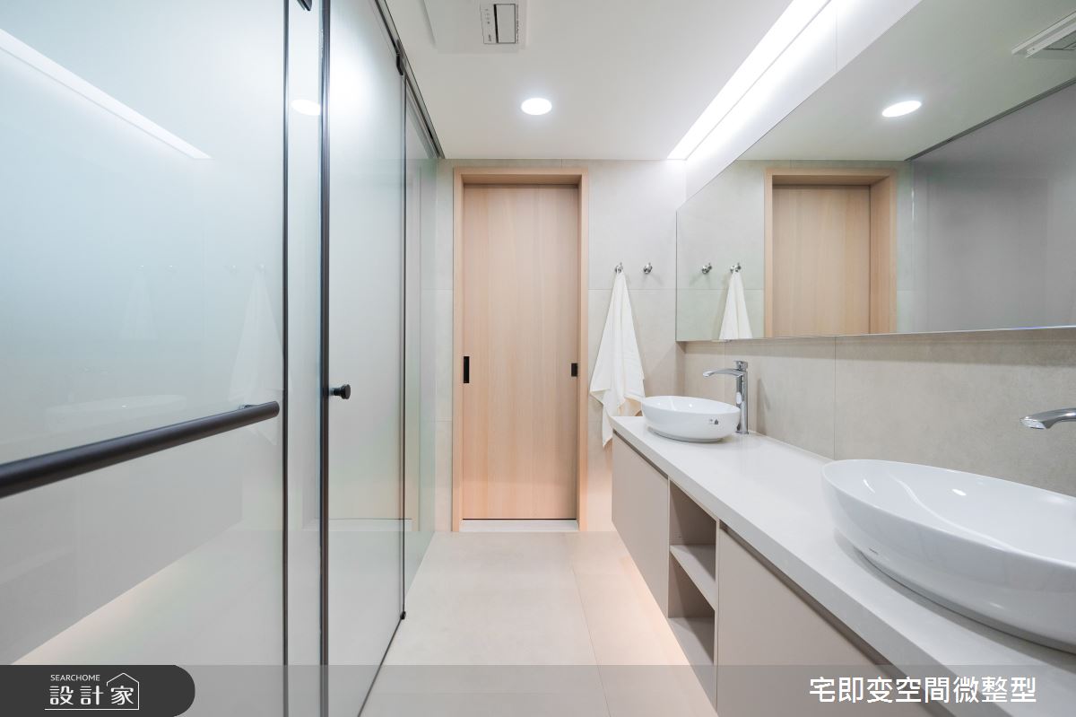 58坪新成屋(5年以下)＿木質風浴室案例圖片＿宅即變空間微整型＿宅即變_57之62